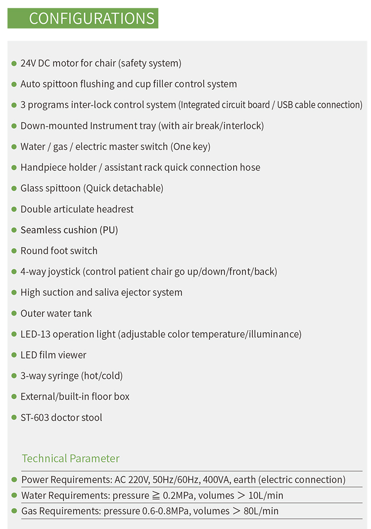 A530N Integral Dental Unit 